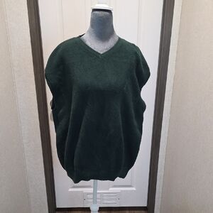 Nautica Dark Green V-Neck Sweater